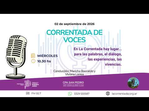 Correntada de Voces - Programa 2 de septiembre 2026