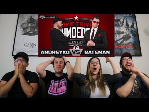 Andreyko Vs Bateman REACTION - Movie Trivia Schmoedown