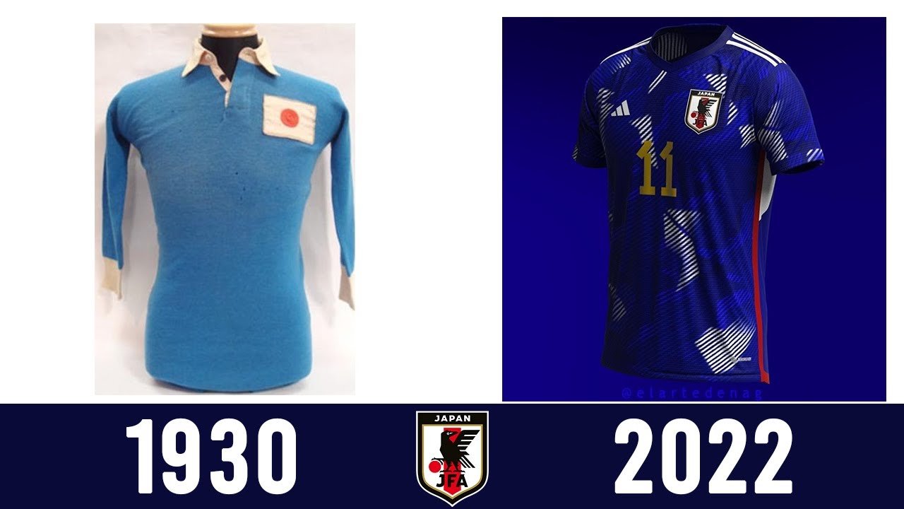 Japan Football Kit History: 1930-2022