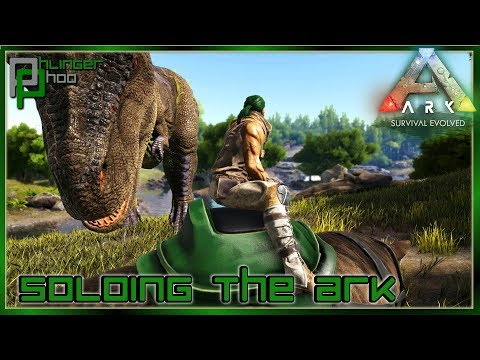 BARYONYX HUNTING YIELDS THE WORST REX TAME EVER! Soloing the Ark S5E26