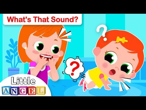 What's That Sound? | Baby Learns Body Sounds | Kids Learning & Nursery Rhymes by Little Angel