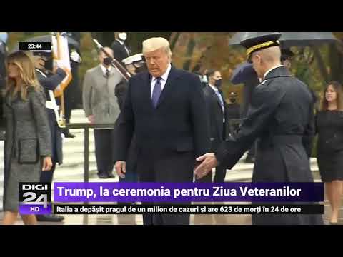 Primele imagini cu Donald și Melania Trump în public, după alegeri