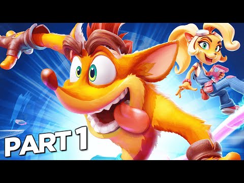 CRASH BANDICOOT 4 IT'S ABOUT TIME Walkthrough Gameplay Part 1 - INTRO (FULL GAME)