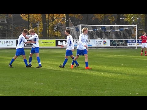 Tweede helft SDVB JO17-1 - vv DOVO JO17-1.