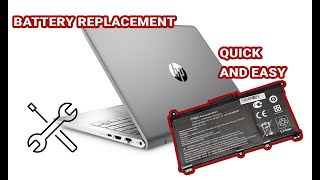 Notebook hp pavilion laptop BATTERY REPLACEMENT (1400 series 14-bf - 1500 series 15 cc, 15 ca etc)