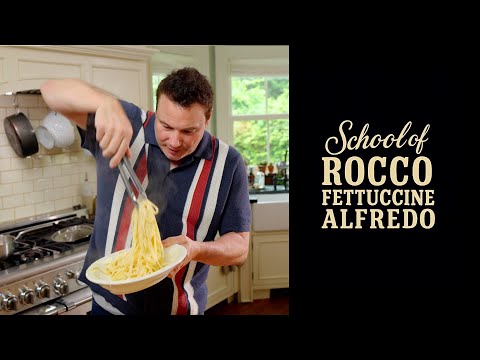 School of Rocco Fettuccine Alfredo the real thing| No Cream, No Gimmicks 🍝
