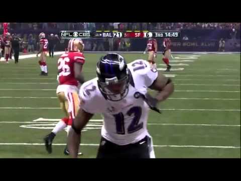 Jacoby Jones 109-Yard Kickoff Return Super Bowl XLVII 2013 [HD]