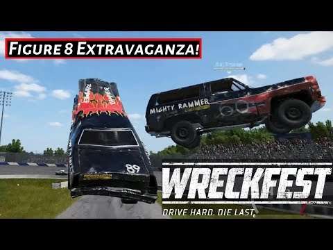 Figure 8 Extravaganza! Wreckfest Ep42 online multiplayer PC - Xbox - PS4