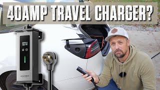 WOLFBOX EV Charger Review – Level 2 Portable 40 Amp EV Charger vs Tesla Mobile Connector
