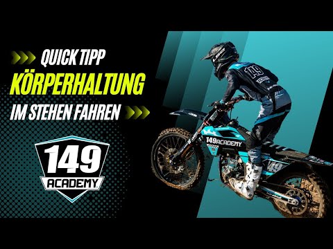 Quick Tipp - Körperhaltung im Stehen fahren | 149 ACADEMY Motocross Training