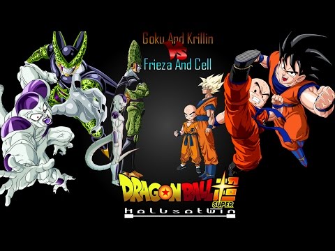 DBS: Goku and Krillin Vs Frieza and Cell - HalusaTwin