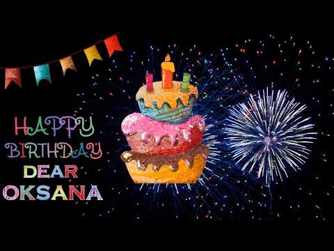 Happy birthday Oksana