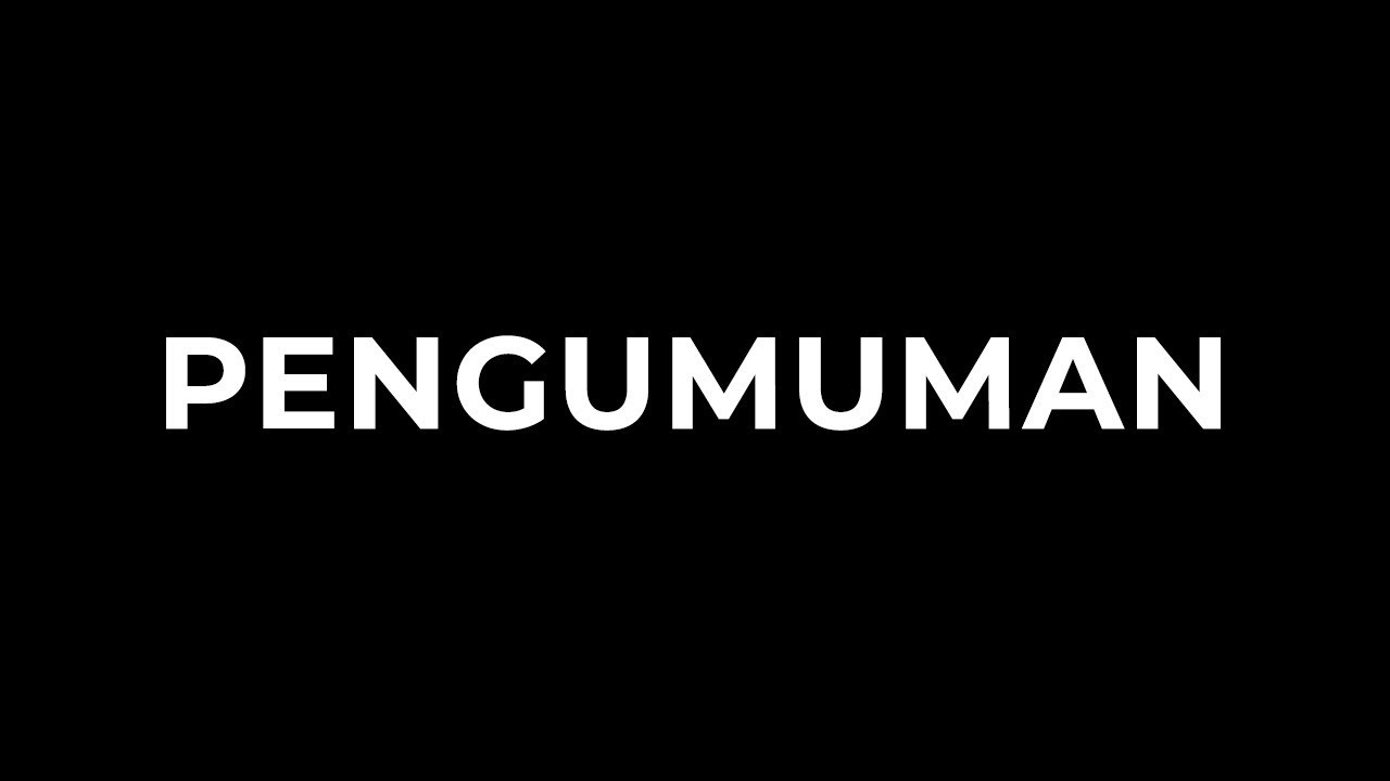 Pengumuman