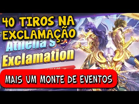NOVOS EVENTOS, SKIN FREE E INVOCAÇÃO DA EXCLAMAÇÃO DE ATENA - SAINT SEIYA AWAKENING