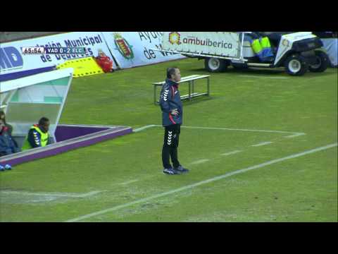 Gol de Manu del Moral (0-2) en el Real Valladolid - Celta de Vigo - HD