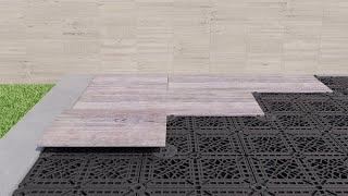 Spojka dlažby plastová