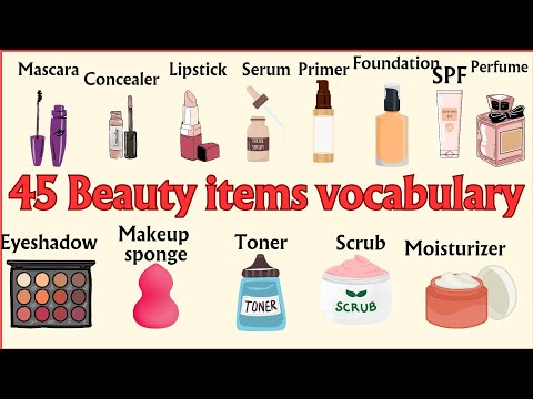 Lesson 20: Beauty items  & Make up Vocabulary in English | Listen and Practice #learnenglish