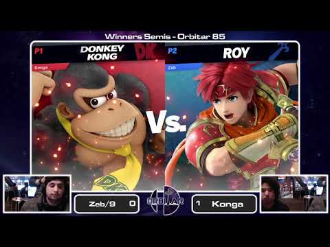 Konga (Donkey Kong) vs. Zeb/9 (Roy) - Orbitar 85 -  Winners Semis