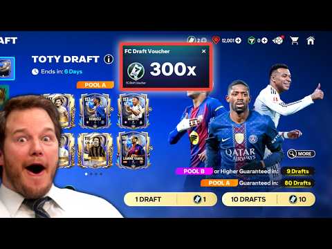 TOTY Is Here!! 300x TOTY Packs = 117 Mbappe, Zico, Dembele & Yamal - Best Pack Opening Ever!!