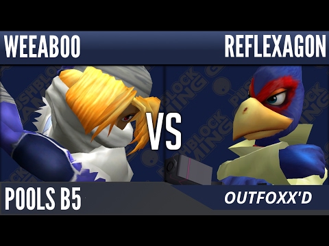 Outfoxx'd [Melee] - Weeaboo (Sheik) VS Reflexagon (Falco) - Pools B5