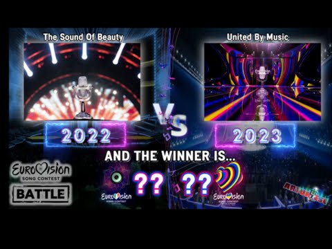 Eurovision Song Contest Battle - 2022 vs 2023 - LET'S PLAY A GAME! [ESC 2022 vs 2023 BATTLE GAME]