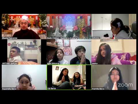 Bodhi Children : Buddhist e-Academy, UK Saturday Batch, Lesson 204