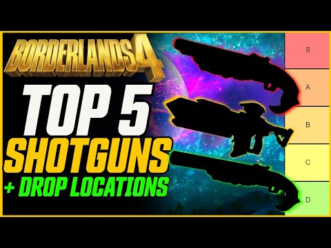 Top 5 Best Shotguns in Borderlands 4 (& Where to Find Them!) // Borderlands 4 Legendary Gun Guide
