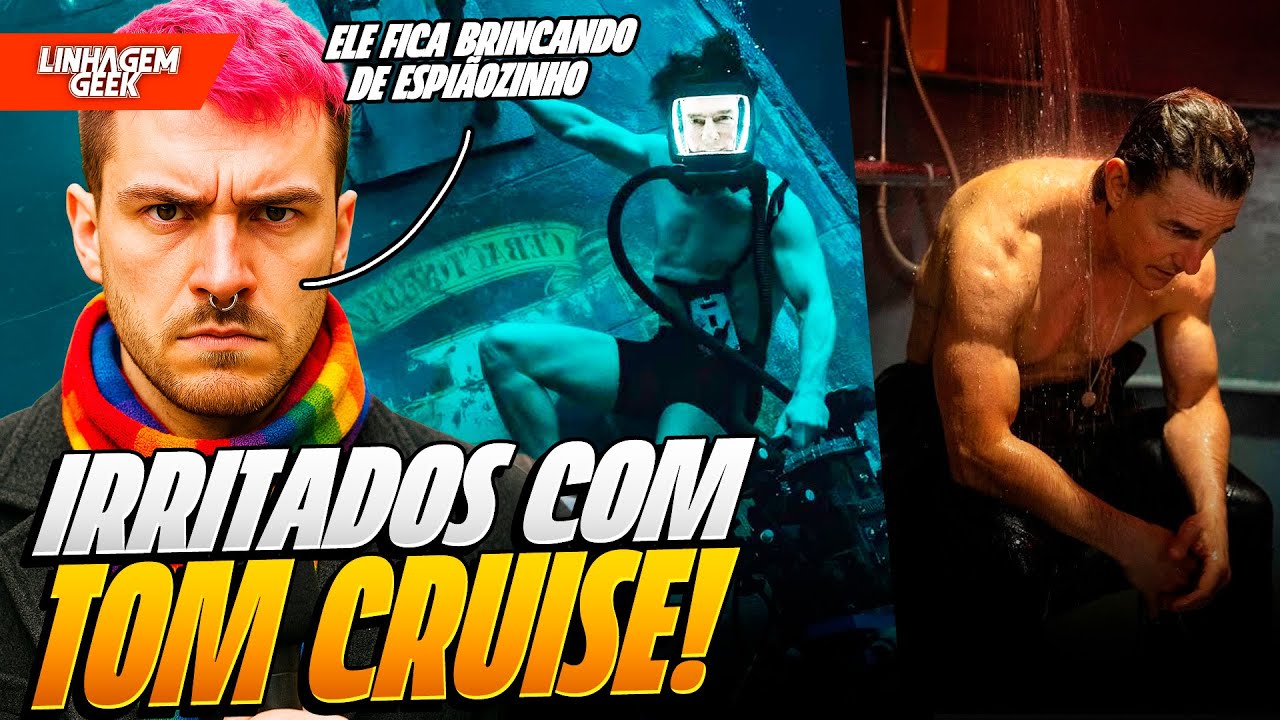 A TESTOSTERONA DE TOM CRUISE VOLTA A INCOMODAR OS JORNALISTAS MILITANTES!