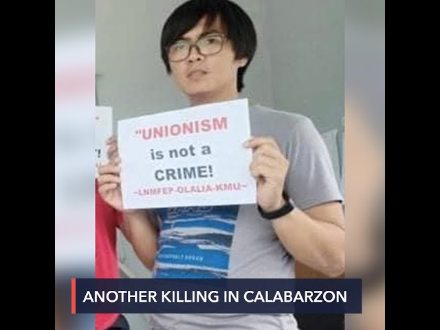 Labor rights leader shot dead in Laguna