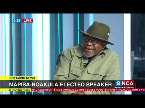 Discussion Mapisa Nqakula elected as speaker of NA