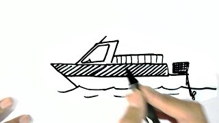 Motor boat pictures cartoon