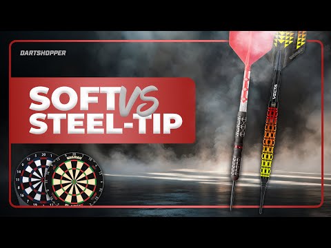 The difference between Soft Tip Darts and Steel Tip Darts.