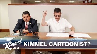 Jimmy Kimmel & Guillermo Pitch Cartoons to The New Yorker