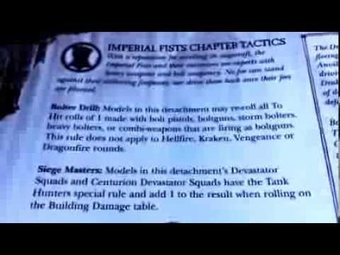 Codex Space Marines Analysis: Chapter Tactics/Warlord Traits (Part 1)