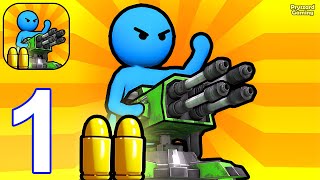 Bullet Fever - Gameplay Walkthrough Part 1 Tutorial Stickman Ammo Rush (iOS, Android Gameplay)