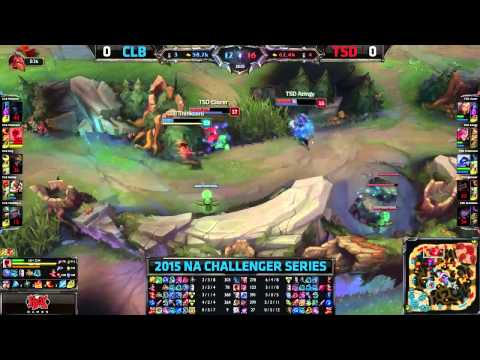 CLG Black (CLB) VS TSM Darkness (TSD) game 1 highlights - NACS Spring Week 1