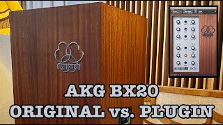 Video thumbnail for AKG BX20 Original vs Plugin by Tidalwave Studio