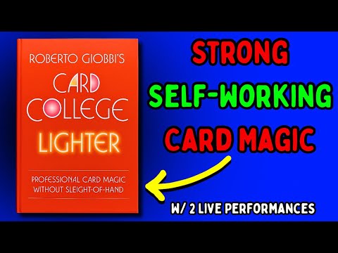 2 Self Working Card Tricks from Card College Lighter - Magic Book Review