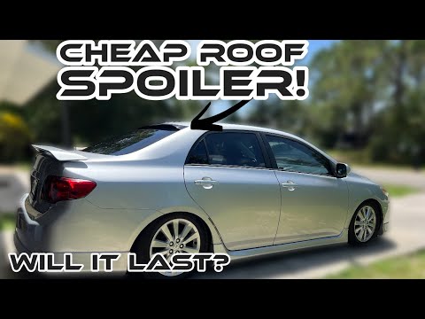 COROLLA Gets A Roof Spoiler