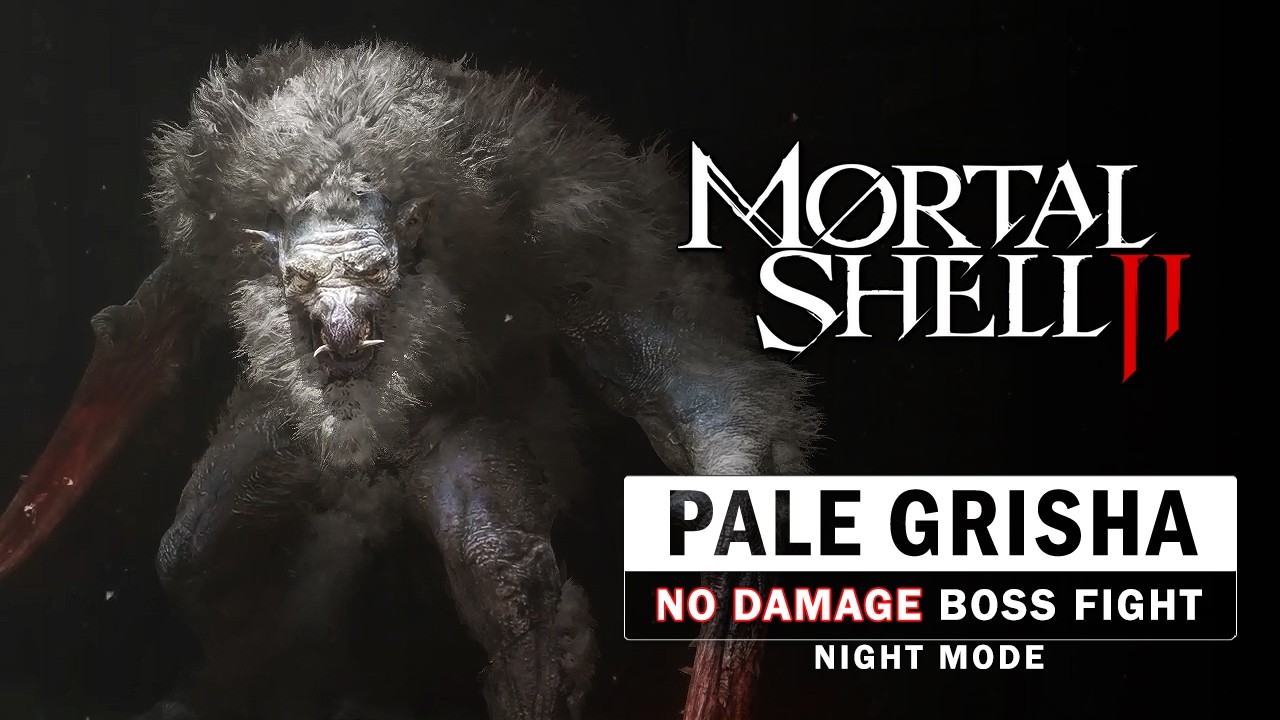Mortal Shell 2 - Pale Grisha Boss Fight (No Damage / Night Mode)