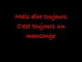 Maurane - C'est la vie qui decide (lyrics)