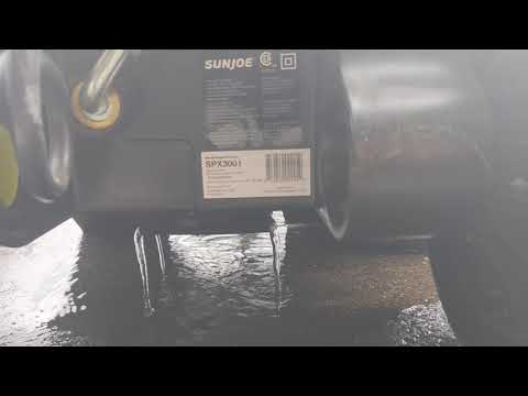 Sunjoe spx3001 leaking from bottom