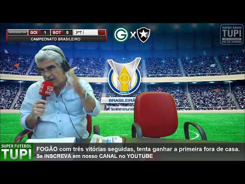 Goiás 1 x 0 Botafogo - 5ª RODADA Campeonato Brasileiro - 19/05/2019 - AO VIVO