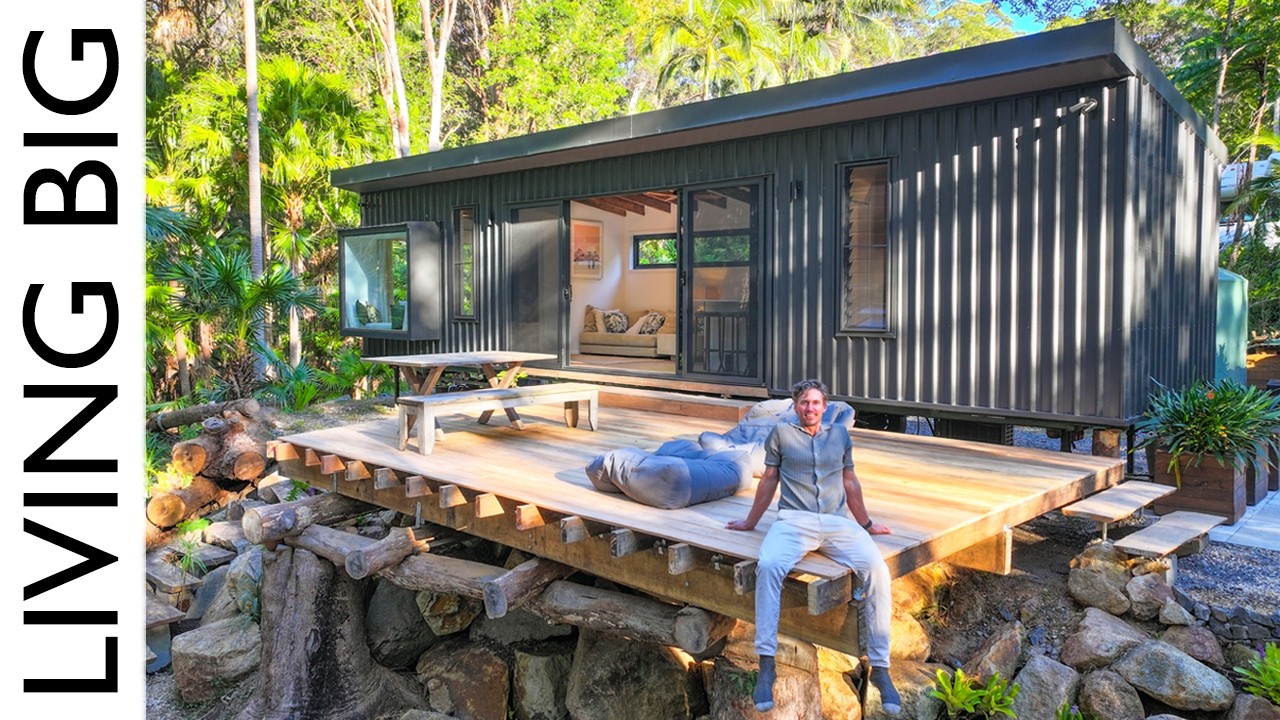 Superyacht Captain Builds Jaw-Dropping Tiny Home Paradise in the Australian Rainforest