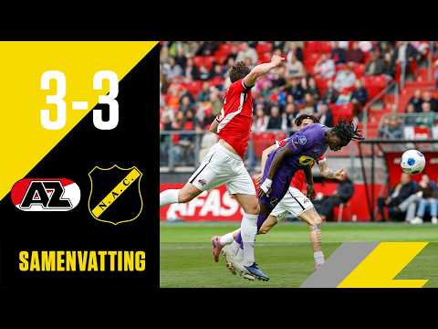 AZ Alkmaar Zaanstreek 3-3 NAC Noad Advendo Combinatie Breda 