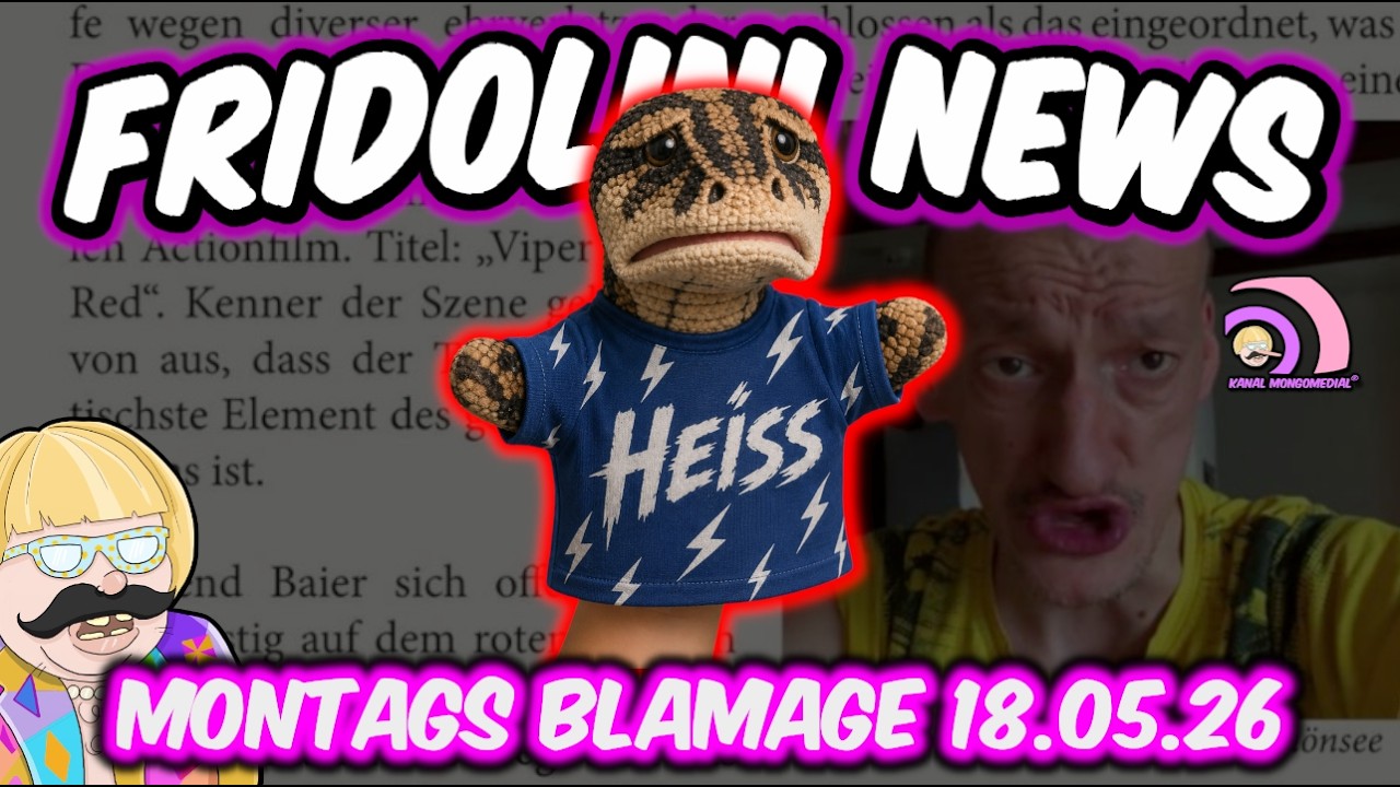 FRIDOLINI NEWS 🐍 Große Ankündigungen und in die hohle Hand gesch***en vom 18.05.26  [Mongotar]