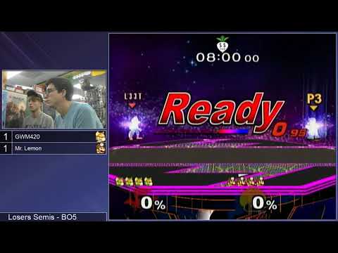 GSS 117 SSBM - GWM420 (Fox) vs. Mr. Lemon (Dr. Mario) - Melee LSF