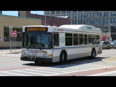 NFTA Metro Ride Route 81A Inbound Bus 1117 - 2011 Gillig Hybrid
