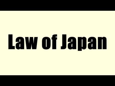 Law of Japan