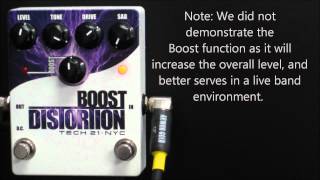 Video thumbnail for Tech 21 Boost Distortion by Tech21nyc